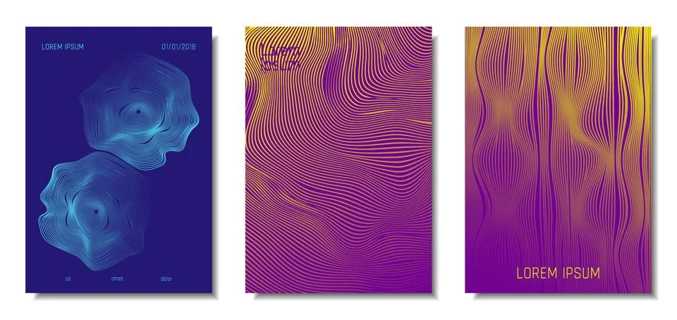 Abstract Backgrounds with 3d Effect. Stock Illustration