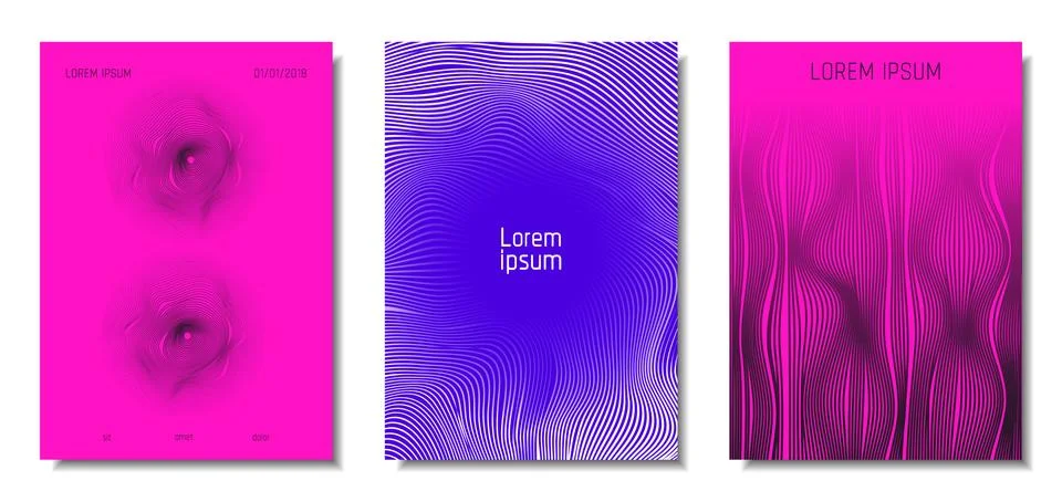 Abstract Backgrounds with 3d Effect. Stock Illustration