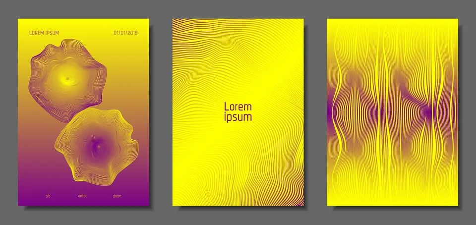 Abstract Backgrounds with 3d Effect. Stock Illustration