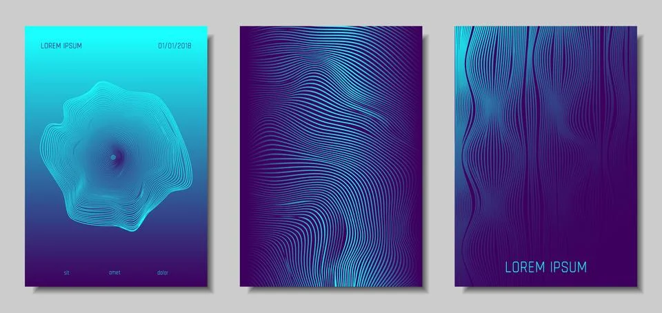 Abstract Backgrounds with 3d Effect. Stock Illustration