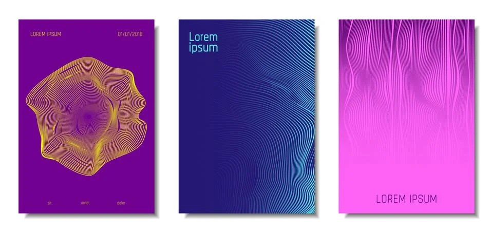 Abstract Backgrounds with 3d Effect. Stock Illustration