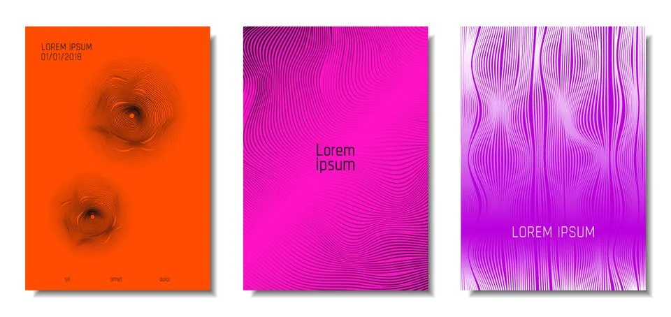 Abstract Backgrounds with 3d Effect. Stock Illustration