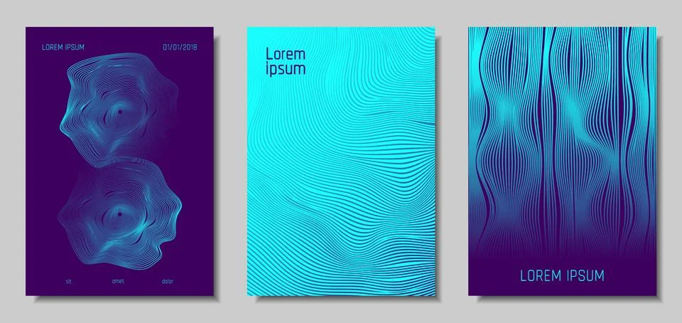 Abstract Backgrounds with 3d Effect. Illustrazione stock