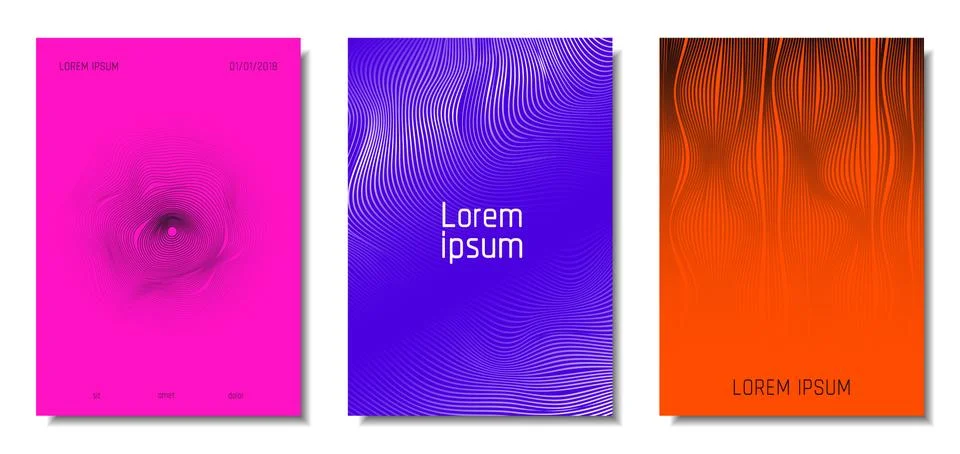 Abstract Backgrounds with 3d Effect. Stock Illustration