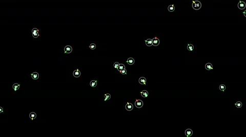Abstract Backgrounds With Alpha Channel Video stock 510238