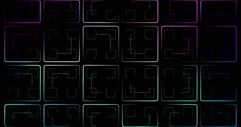 Abstract backgrounds animation with shapes Stock Footage 159414578