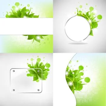 Abstract backgrounds with blots Illustrazione stock