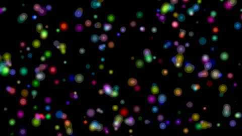 Abstract backgrounds colorful light dot particle colorful Stock Footage 133122937