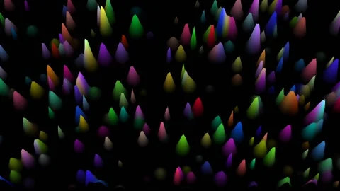 Abstract backgrounds colorful light dot particle colorful Stock Footage 133123298