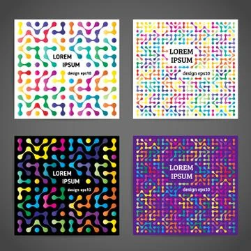 Abstract backgrounds with connected metaball Stock Illustration