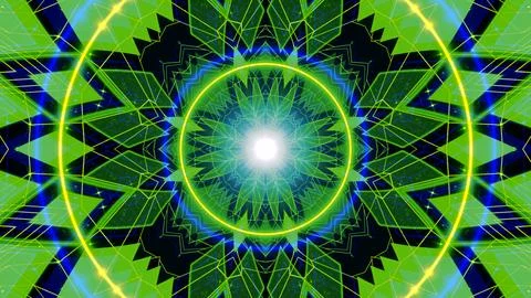 Abstract backgrounds created with various 2d shapes. Stock Illustration