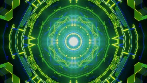 Abstract backgrounds created with various 2d shapes. Stock Illustration