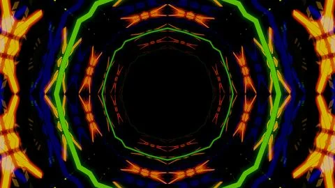 Abstract backgrounds created with various 2d shapes. Stock Illustration