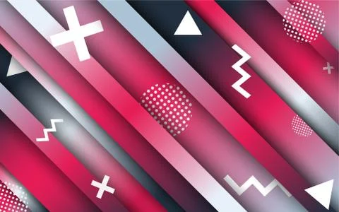 Abstract backgrounds. Creative abstract geometric wallpaper. Contrast colors. Stock Illustration