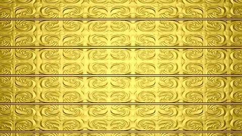 Abstract backgrounds design golden wall Stock Footage 134706953
