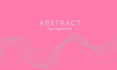Abstract Backgrounds Design. Grey waves on pink background. Stock-Illustration