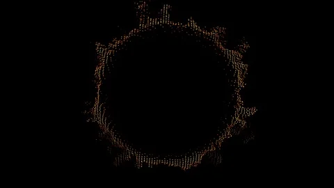 Abstract backgrounds fire circle frame 스톡 동영상 129700495