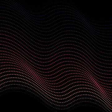 Abstract backgrounds with halftone pattern in neon colors Stock Illustration