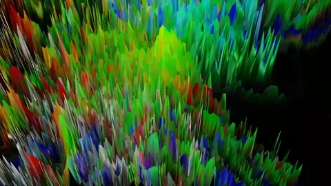 Abstract backgrounds illustration colorful light Video stock 129258689