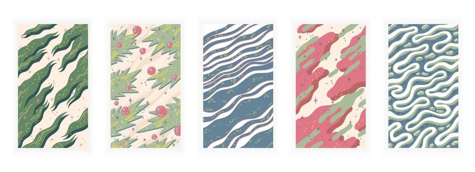 Abstract backgrounds. Natural pattern decoration. Modern fashion material. .. Stock Illustration
