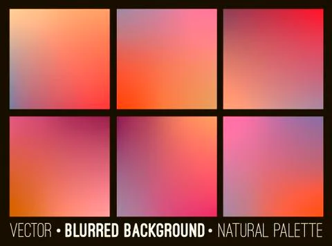 Abstract backgrounds set. Stock Illustration