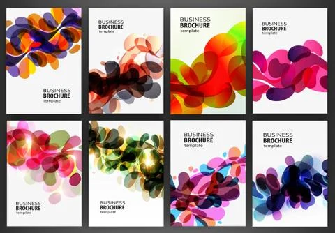 Abstract backgrounds set Stock Illustration