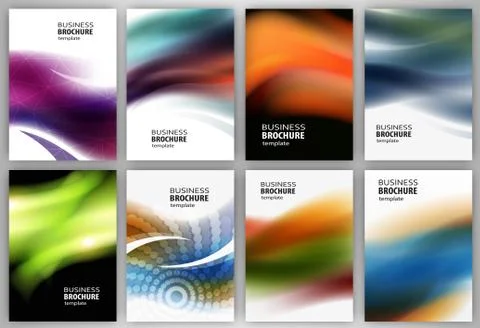 Abstract backgrounds set Stock Illustration