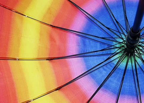 Abstract backgrounds textures with inside umbrella color line Stock Photos