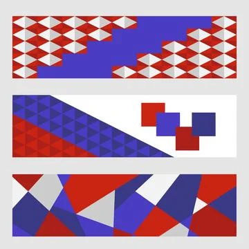 Abstract backgrounds from triangles Stock Illustration