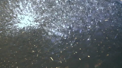 Abstract backlit jiggling dome of bubbles Stock Footage 46436901