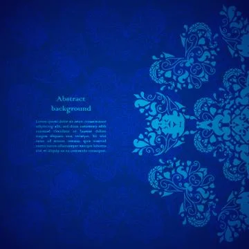 Abstract backround. ethnic ornament Stock-Illustration