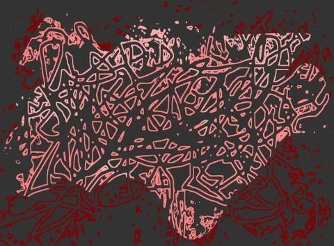 Abstract backround red, pink, dark grey Stock Illustration