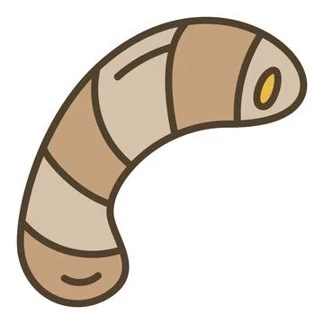 Abstract Bacteria or Microbe vector concept colored icon Stock Illustration