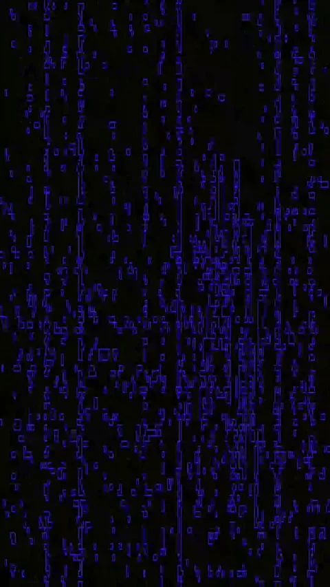Abstract Bad TV 4K Vertical Loop — Glitch Digital VJ Asset Stock Footage 329789002