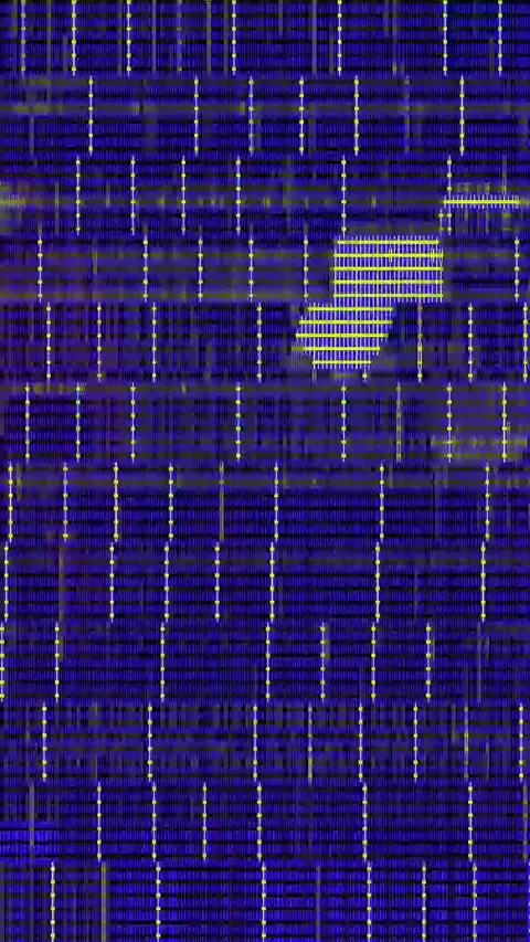 Abstract Bad TV 4K Vertical Loop — Glitch Digital VJ Asset Stock Footage 329829534