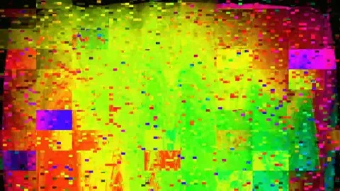 Abstract Bad TV Loop 4K — Glitch Digital Overlay VJ Asset Stock Footage 329808037