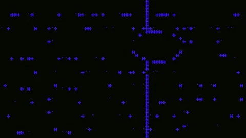 Abstract Bad TV Loop 4K — Glitch Digital Overlay VJ Asset Stock Footage 329822444