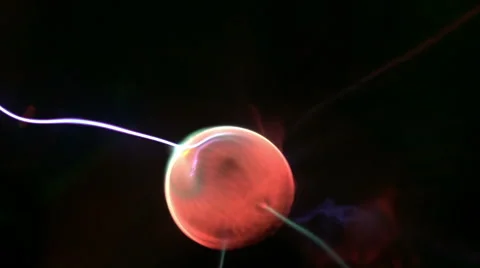 Abstract ball emitting light rays Stock Footage 67657400