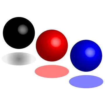 Abstract ball isolated on white background Stock Illustration