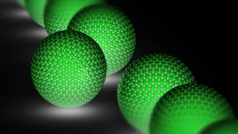 The abstract ball. Looping footage has 4K resolution. Prores 4444. Video stock 102726446