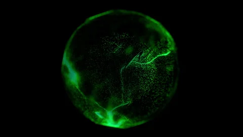 Abstract Ball Particles 库存影片 337835075