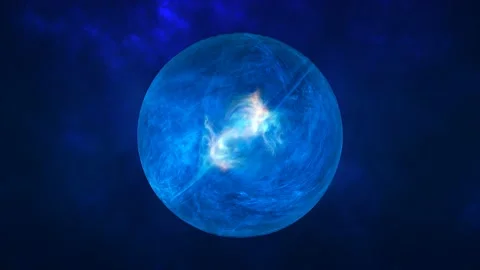 Abstract ball sphere planet energy transparent glass space abstract backgro.. Stock Footage 237618551