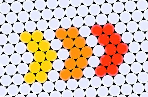 Abstract balls background Ilustración de archivo