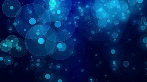 Abstract balls on a blue background 05 Stock Footage 12734959