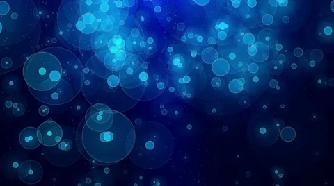 Abstract balls on a blue background 06 Stock Footage