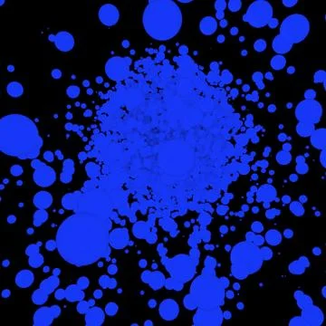 Abstract Balls Blue Stock Illustration