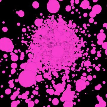 Abstract Balls Pink Stock Illustration