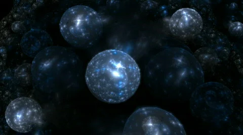 Abstract balls in space Stock Footage 276552