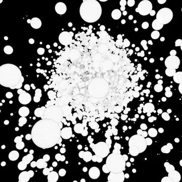 Abstract Balls White Stock Illustration