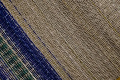 Abstract Bamboo mat texture background Stock Photos
